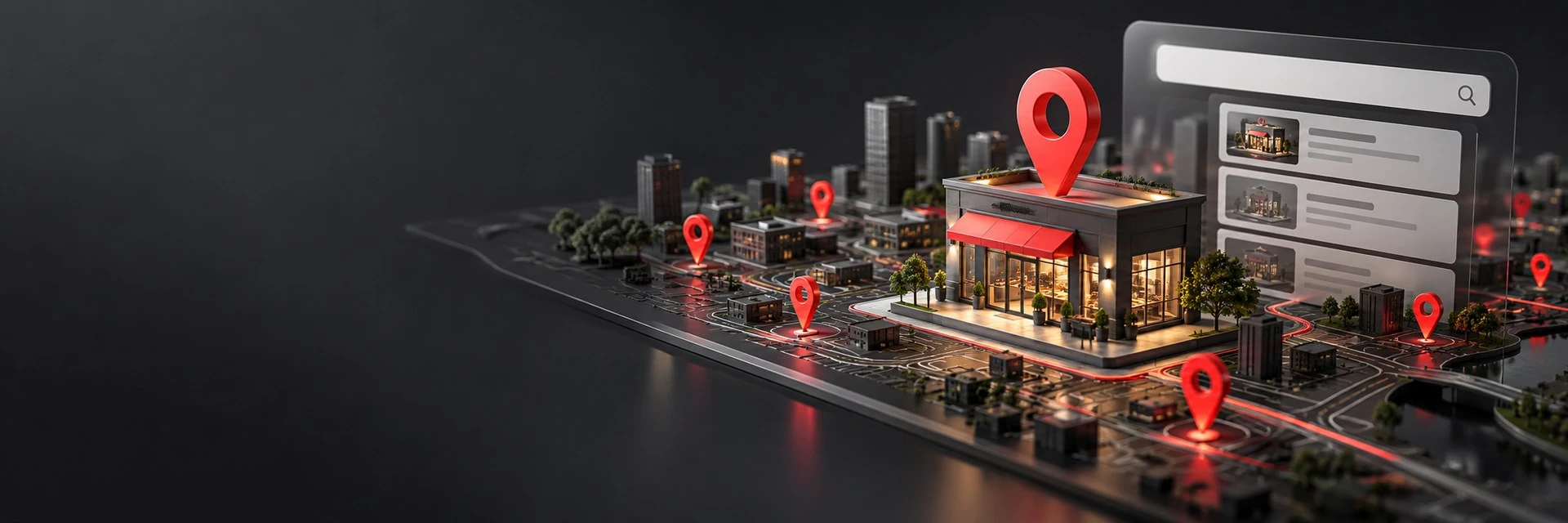 Local SEO digital service concept