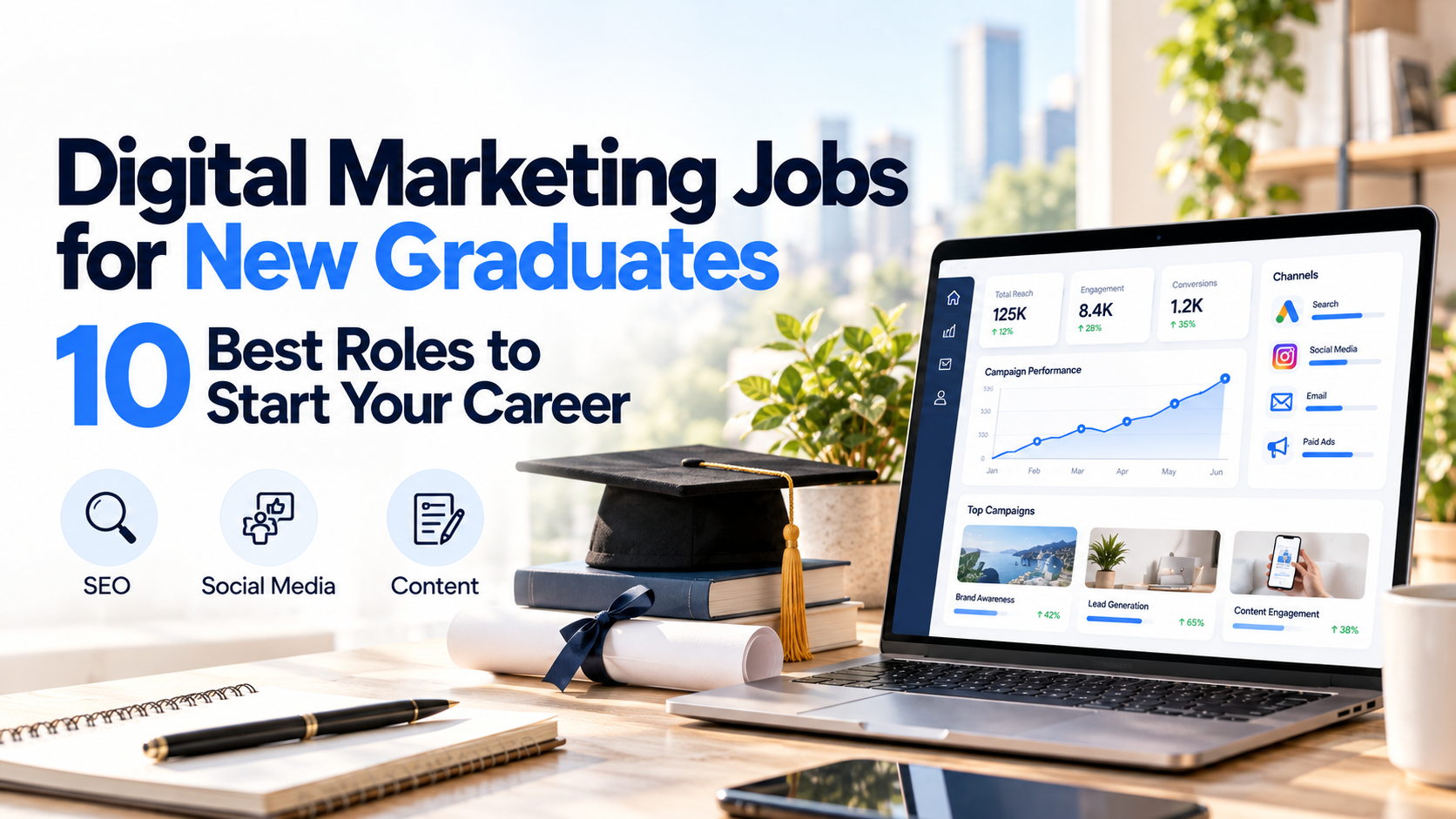 Digital Marketing Jobs for New Graduates: 10 Best Roles to Start Your Career